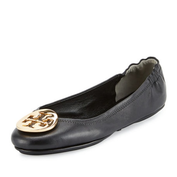 Tory Burch Shoes - TORY BURCH Minnie Travel Logo Ballerina Flat